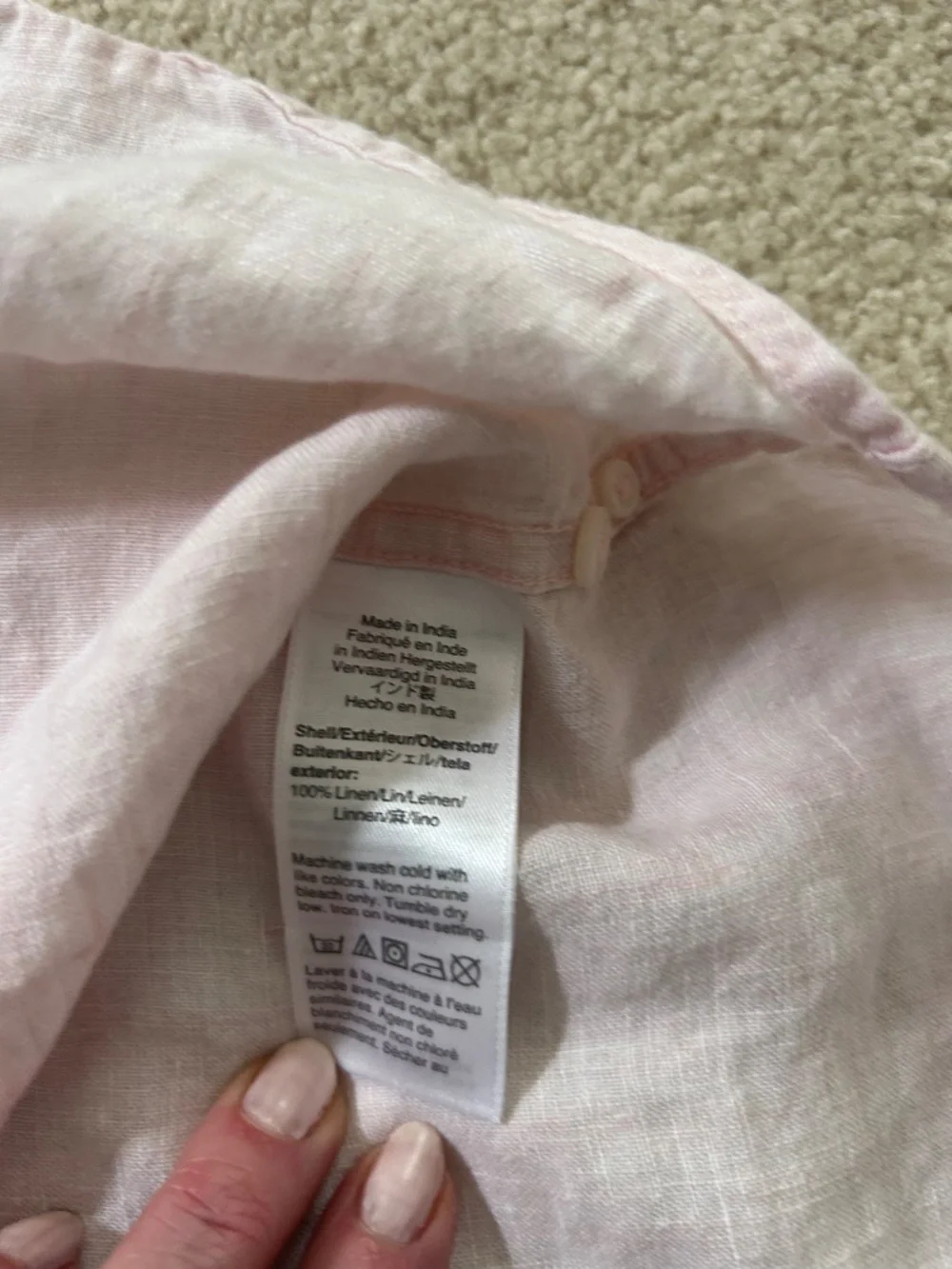J. Crew Baird McNutt linen shirt M Slim